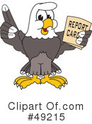 Bald Eagle Character Clipart #49215 by Mascot Junction