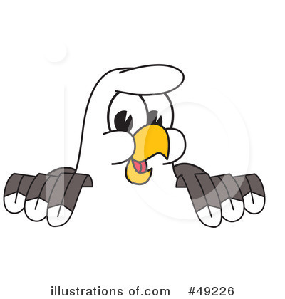 Royalty-Free (RF) Bald Eagle Character Clipart Illustration by Mascot Junction - Stock Sample #49226