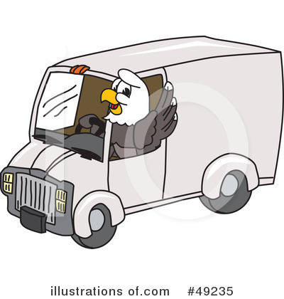 Royalty-Free (RF) Bald Eagle Character Clipart Illustration by Mascot Junction - Stock Sample #49235