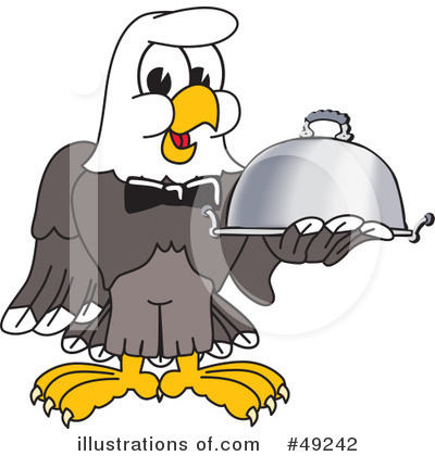 Royalty-Free (RF) Bald Eagle Character Clipart Illustration by Mascot Junction - Stock Sample #49242