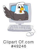 Bald Eagle Character Clipart #49246 by Mascot Junction