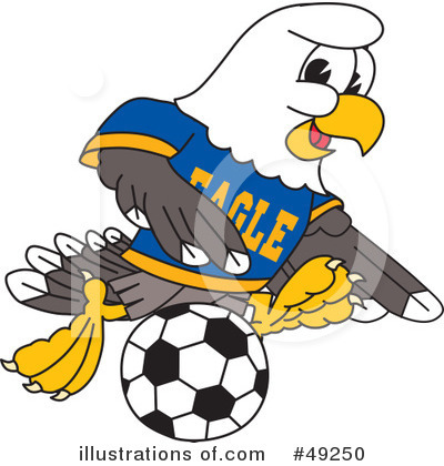 Royalty-Free (RF) Bald Eagle Character Clipart Illustration by Mascot Junction - Stock Sample #49250