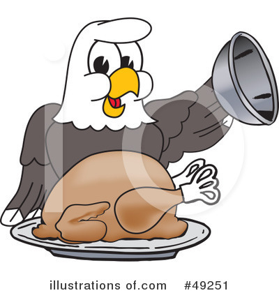 Royalty-Free (RF) Bald Eagle Character Clipart Illustration by Mascot Junction - Stock Sample #49251