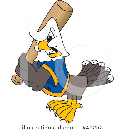 Royalty-Free (RF) Bald Eagle Character Clipart Illustration by Mascot Junction - Stock Sample #49252