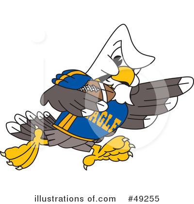 Royalty-Free (RF) Bald Eagle Character Clipart Illustration by Mascot Junction - Stock Sample #49255