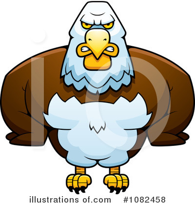 Royalty-Free (RF) Bald Eagle Clipart Illustration by Cory Thoman - Stock Sample #1082458
