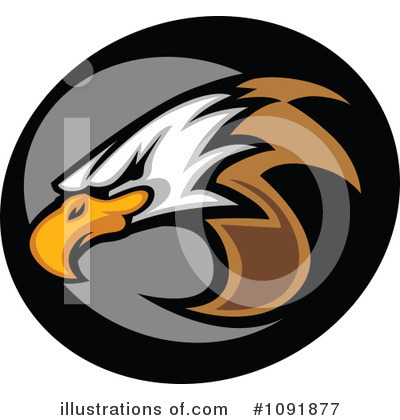 Royalty-Free (RF) Bald Eagle Clipart Illustration by Chromaco - Stock Sample #1091877