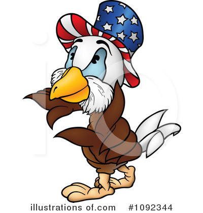 Royalty-Free (RF) Bald Eagle Clipart Illustration by dero - Stock Sample #1092344