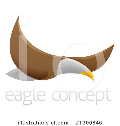 Royalty-Free (RF) Bald Eagle Clipart Illustration by AtStockIllustration - Stock Sample #1300846