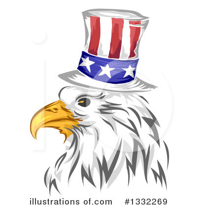 American Flag Clipart #1332269 by BNP Design Studio