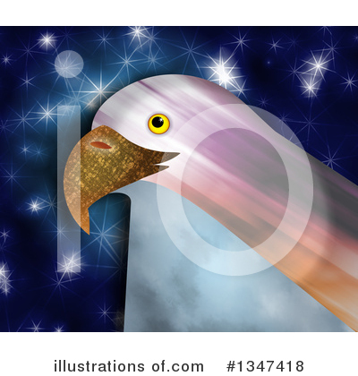 Royalty-Free (RF) Bald Eagle Clipart Illustration by Prawny - Stock Sample #1347418
