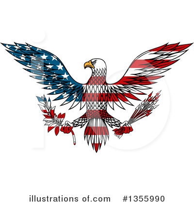 Royalty-Free (RF) Bald Eagle Clipart Illustration by Vector Tradition SM - Stock Sample #1355990