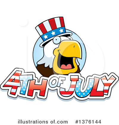 Eagle Clipart #1376144 by Cory Thoman