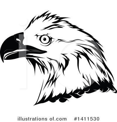 Royalty-Free (RF) Bald Eagle Clipart Illustration by dero - Stock Sample #1411530