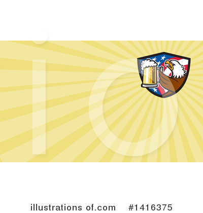 Royalty-Free (RF) Bald Eagle Clipart Illustration by patrimonio - Stock Sample #1416375