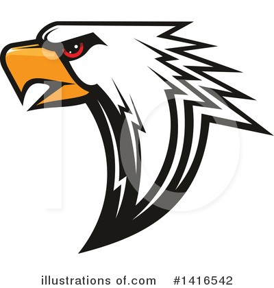 Bald Eagle Clipart #1416542 by Vector Tradition SM