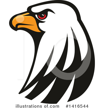 Royalty-Free (RF) Bald Eagle Clipart Illustration by Vector Tradition SM - Stock Sample #1416544