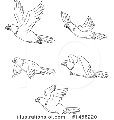 Royalty-Free (RF) Bald Eagle Clipart Illustration by patrimonio - Stock Sample #1458220