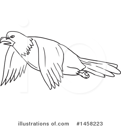 Royalty-Free (RF) Bald Eagle Clipart Illustration by patrimonio - Stock Sample #1458223