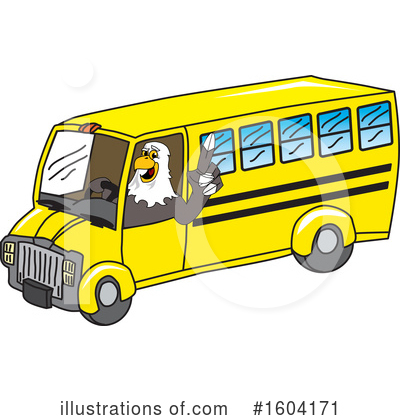School Bus Driver Clipart #1604171 by Mascot Junction