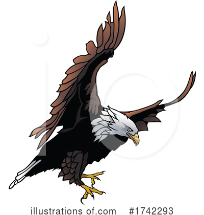 Royalty-Free (RF) Bald Eagle Clipart Illustration by dero - Stock Sample #1742293