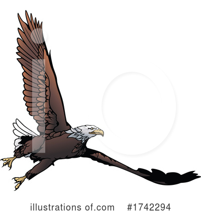 Royalty-Free (RF) Bald Eagle Clipart Illustration by dero - Stock Sample #1742294