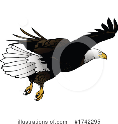 Royalty-Free (RF) Bald Eagle Clipart Illustration by dero - Stock Sample #1742295