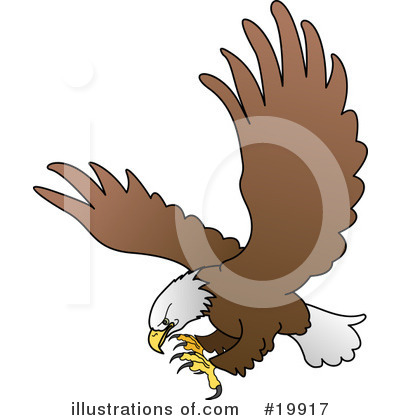 Royalty-Free (RF) Bald Eagle Clipart Illustration by AtStockIllustration - Stock Sample #19917