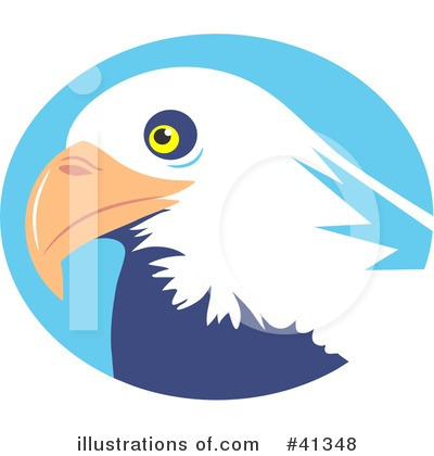 Royalty-Free (RF) Bald Eagle Clipart Illustration by Prawny - Stock Sample #41348