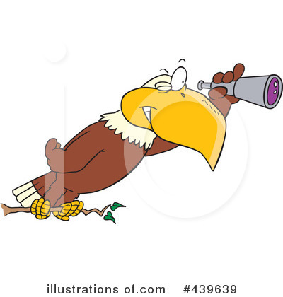 Royalty-Free (RF) Bald Eagle Clipart Illustration by toonaday - Stock Sample #439639