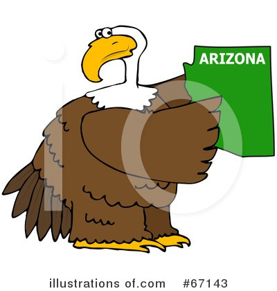 Royalty-Free (RF) Bald Eagle Clipart Illustration by djart - Stock Sample #67143