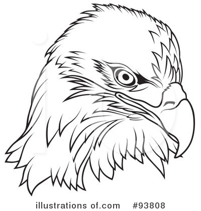 Royalty-Free (RF) Bald Eagle Clipart Illustration by dero - Stock Sample #93808