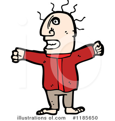 Royalty-Free (RF) Bald Man Clipart Illustration by lineartestpilot - Stock Sample #1185650