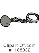 Ball And Chain Clipart #1188032 by lineartestpilot