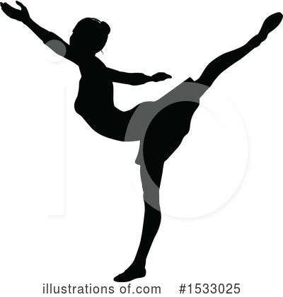 Royalty-Free (RF) Ballerina Clipart Illustration by AtStockIllustration - Stock Sample #1533025