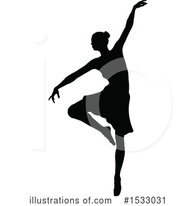 Royalty-Free (RF) Ballerina Clipart Illustration by AtStockIllustration - Stock Sample #1533031