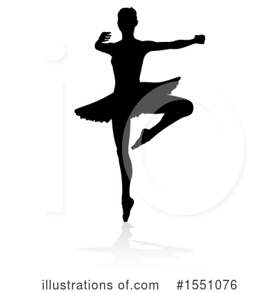 Royalty-Free (RF) Ballerina Clipart Illustration by AtStockIllustration - Stock Sample #1551076