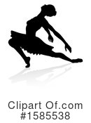 Ballerina Clipart #1585538 by AtStockIllustration