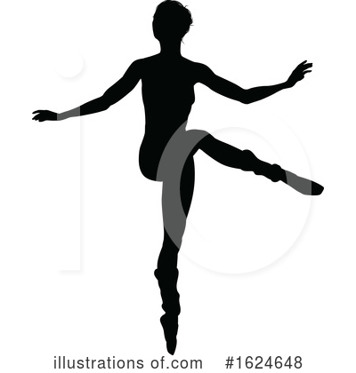 Ballerina Clipart #1624648 by AtStockIllustration