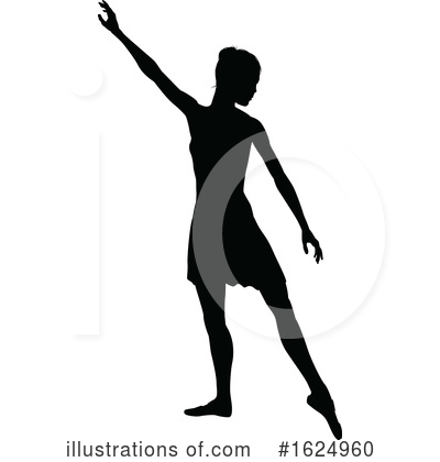 Ballerina Clipart #1624960 by AtStockIllustration