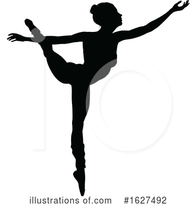 Royalty-Free (RF) Ballerina Clipart Illustration by AtStockIllustration - Stock Sample #1627492