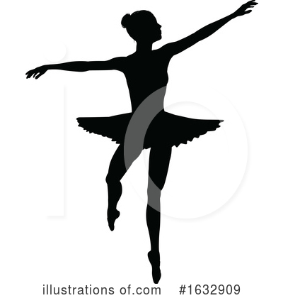 Royalty-Free (RF) Ballerina Clipart Illustration by AtStockIllustration - Stock Sample #1632909