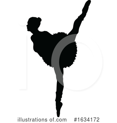 Royalty-Free (RF) Ballerina Clipart Illustration by AtStockIllustration - Stock Sample #1634172