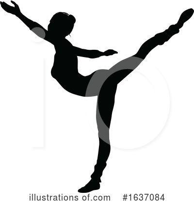 Royalty-Free (RF) Ballerina Clipart Illustration by AtStockIllustration - Stock Sample #1637084