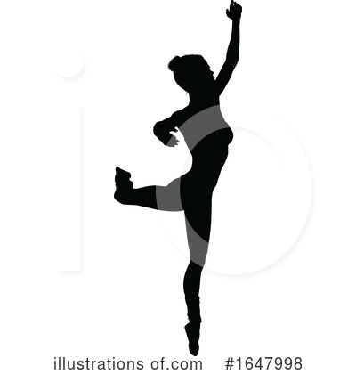 Royalty-Free (RF) Ballerina Clipart Illustration by AtStockIllustration - Stock Sample #1647998