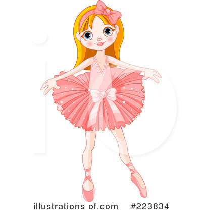 Royalty-Free (RF) Ballerina Clipart Illustration by Pushkin - Stock Sample #223834