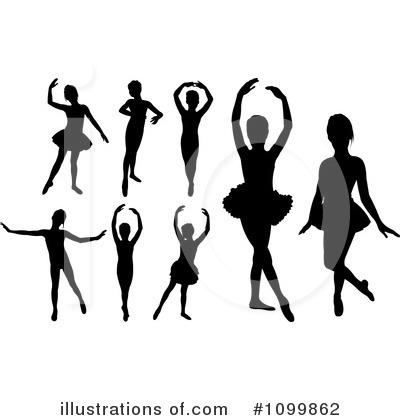 Royalty-Free (RF) Ballet Clipart Illustration by Pushkin - Stock Sample #1099862