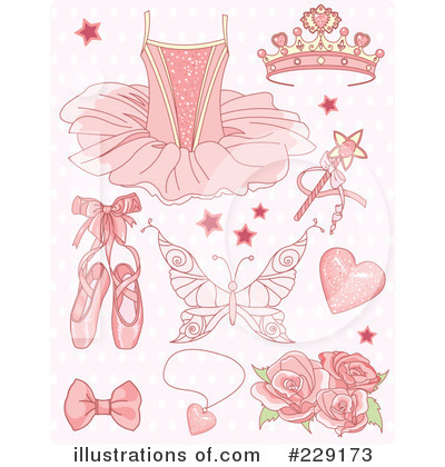 Royalty-Free (RF) Ballet Clipart Illustration by Pushkin - Stock Sample #229173
