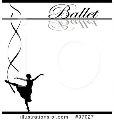Royalty-Free (RF) Ballet Clipart Illustration by Pams Clipart - Stock Sample #97027