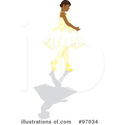 Royalty-Free (RF) Ballet Clipart Illustration by Pams Clipart - Stock Sample #97034